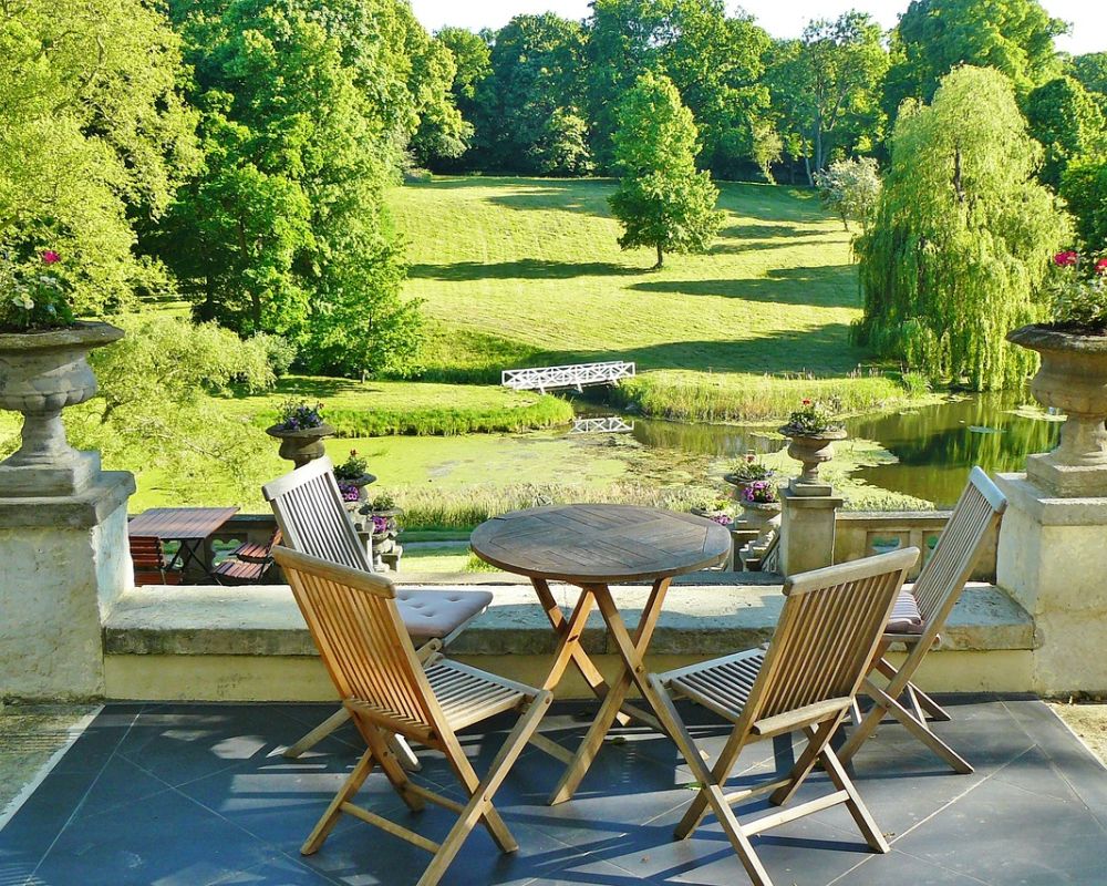 Hotel Teich Garten Urlaubsstimmung