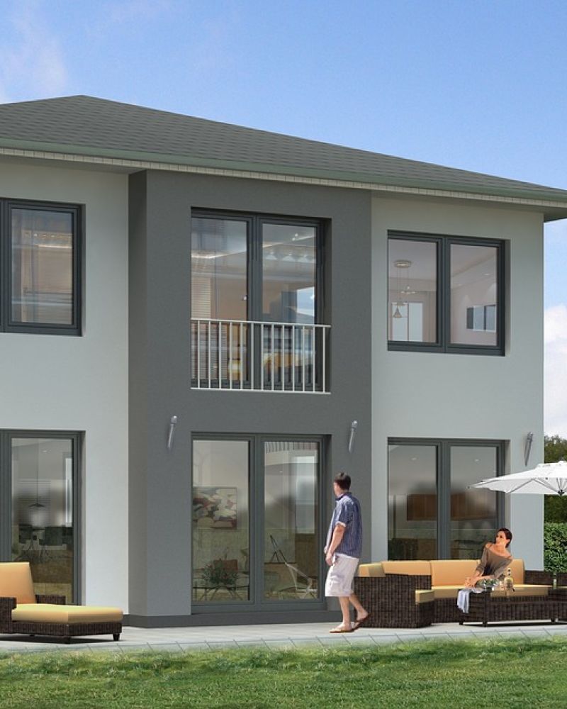 Einfamilienhaus mit Garten, Terrasse, Familie