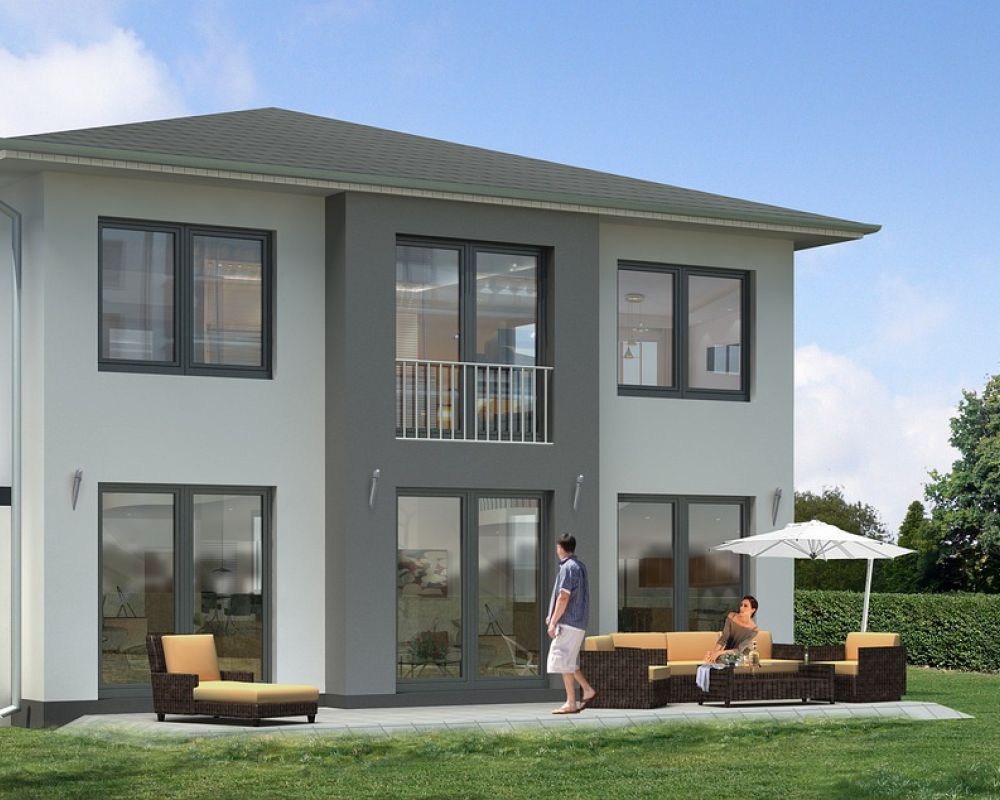 Einfamilienhaus mit Garten, Terrasse, Familie
